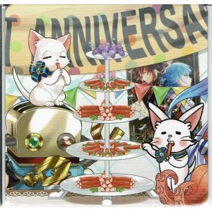 画像: キャトラ&嘘キャトラ　コースター　白猫TCG第5弾『新月の覚醒者』購入特典